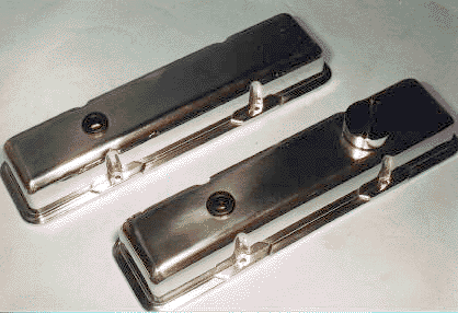 POLISHED VALVE COVERS