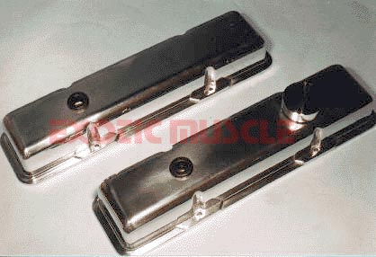 POLISHED VALVE COVERS